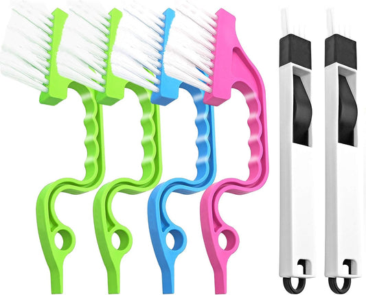 Crevice Gap Cleaning Brush Tool: 6PCS Hand-held Groove Gap Cleaning Tools