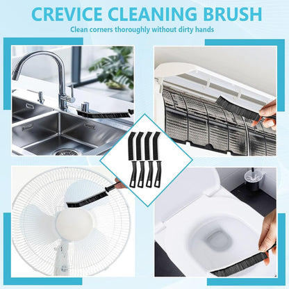 18PCS Crevice Cleaning Brush Hard Bristle Scrub Brushes for Gaps with Box
