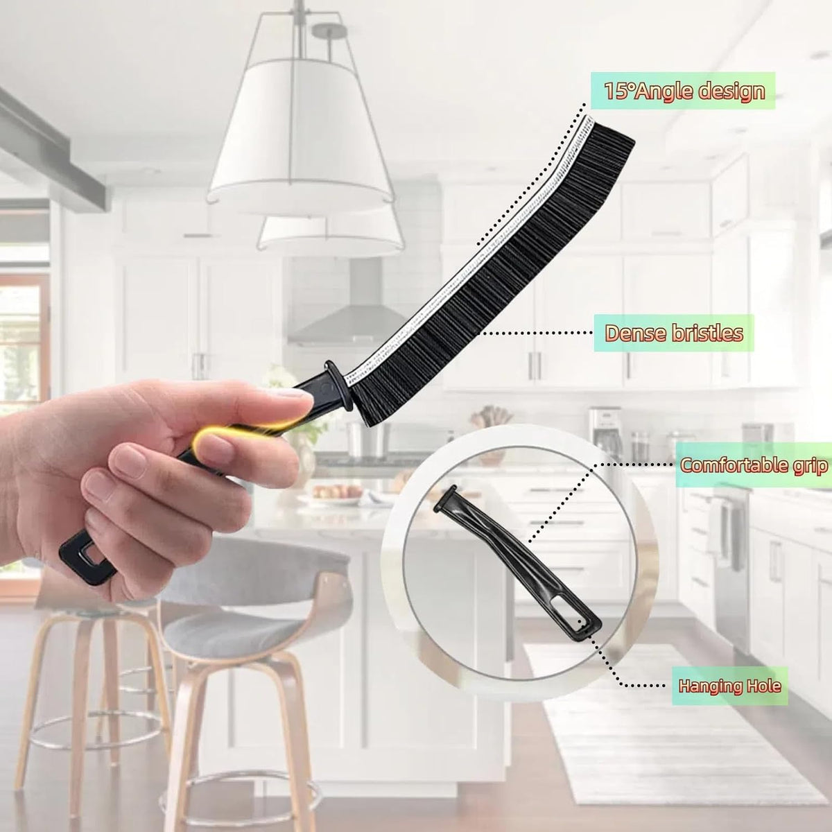 Crevice Cleaning Brush, Multifunctional Cleaning Brush Tool