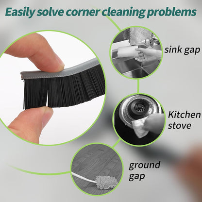9 Pcs Crevice Cleaning Brush,Hand-held Groove Gap Cleaning Tools