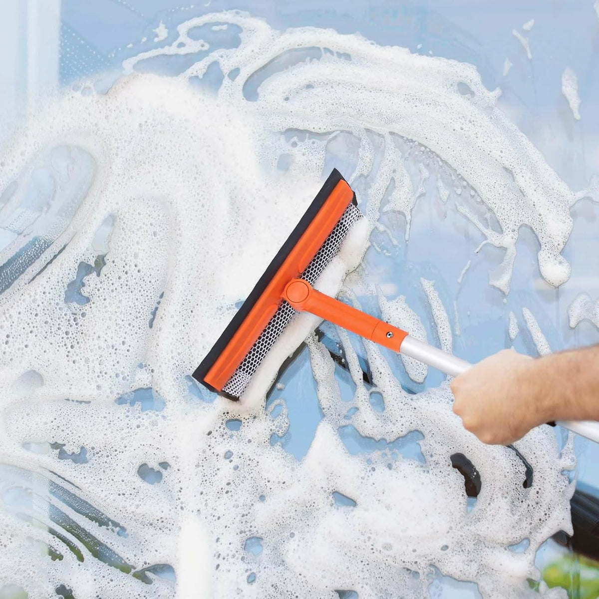 Window Squeegee for Home Glass, 20''-30'' Car Windshield Cleaner Tool