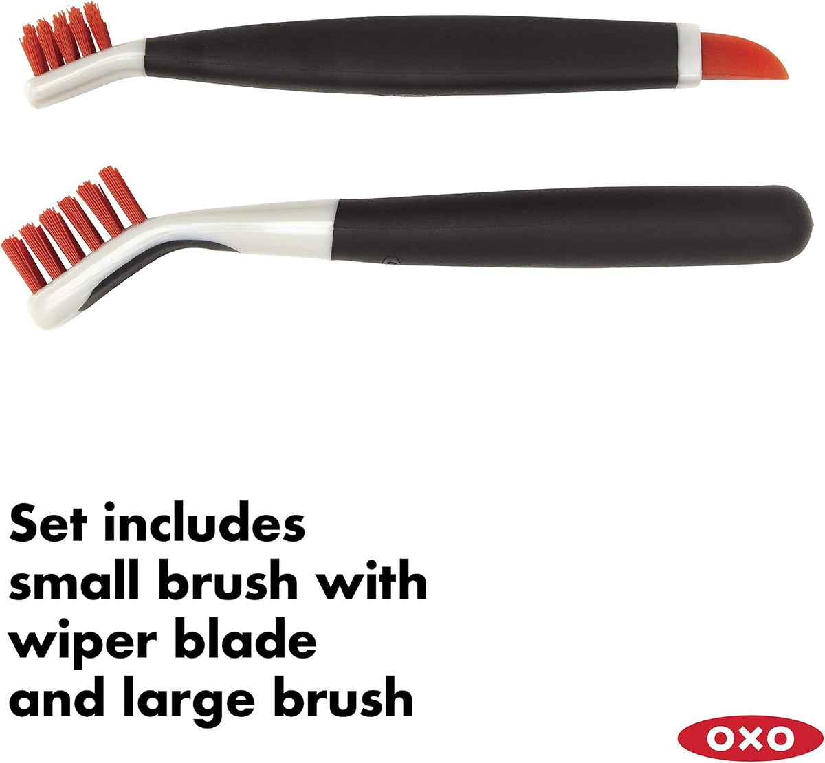 OXO Good Grips Deep Clean Brush Set, Orange, Blue