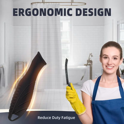 FOOGWEE Hard Bristle Crevice Cleaning Brush - Home Cleaning Tools, Multi-Purpose Crevice Supplies for Kitchen, Bathroom, Toilet, Window, Vehicle, Faucets, Grout, Home (3, Black)