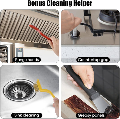 Tedmax 8Pack Crevice Cleaning Brush Set