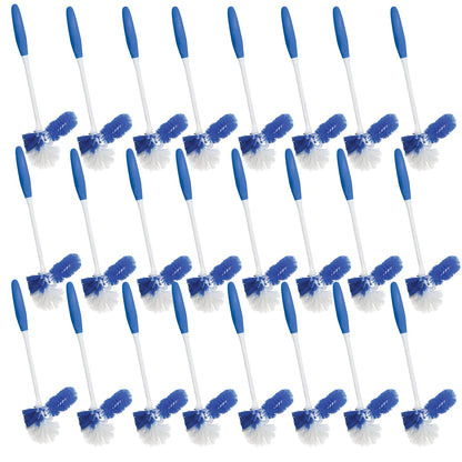LOLA Classic Toilet Brush, Durable Fiber Stiff Bristles, Non-Scratch - 2 PK