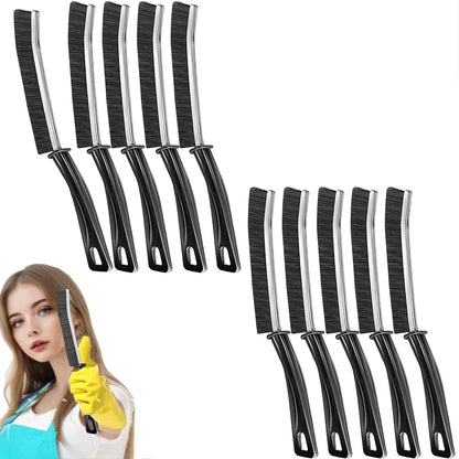 3Pcs Hard-bristled Crevice Cleaning Brush, Multifunctional Thin Gap Scrub Brush, Bathroom Cleaner Tools for Household Use, Kitchen, Window, Toilet, Grout, Faucets, Car