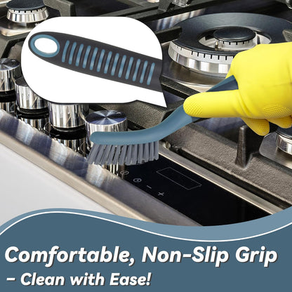 2 Pack Grout Scrub Brush with Stiff Bristles