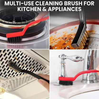 8 Pcs Crevice Cleaning Brush Set Hard Bristle Tools for Narrow Spaces